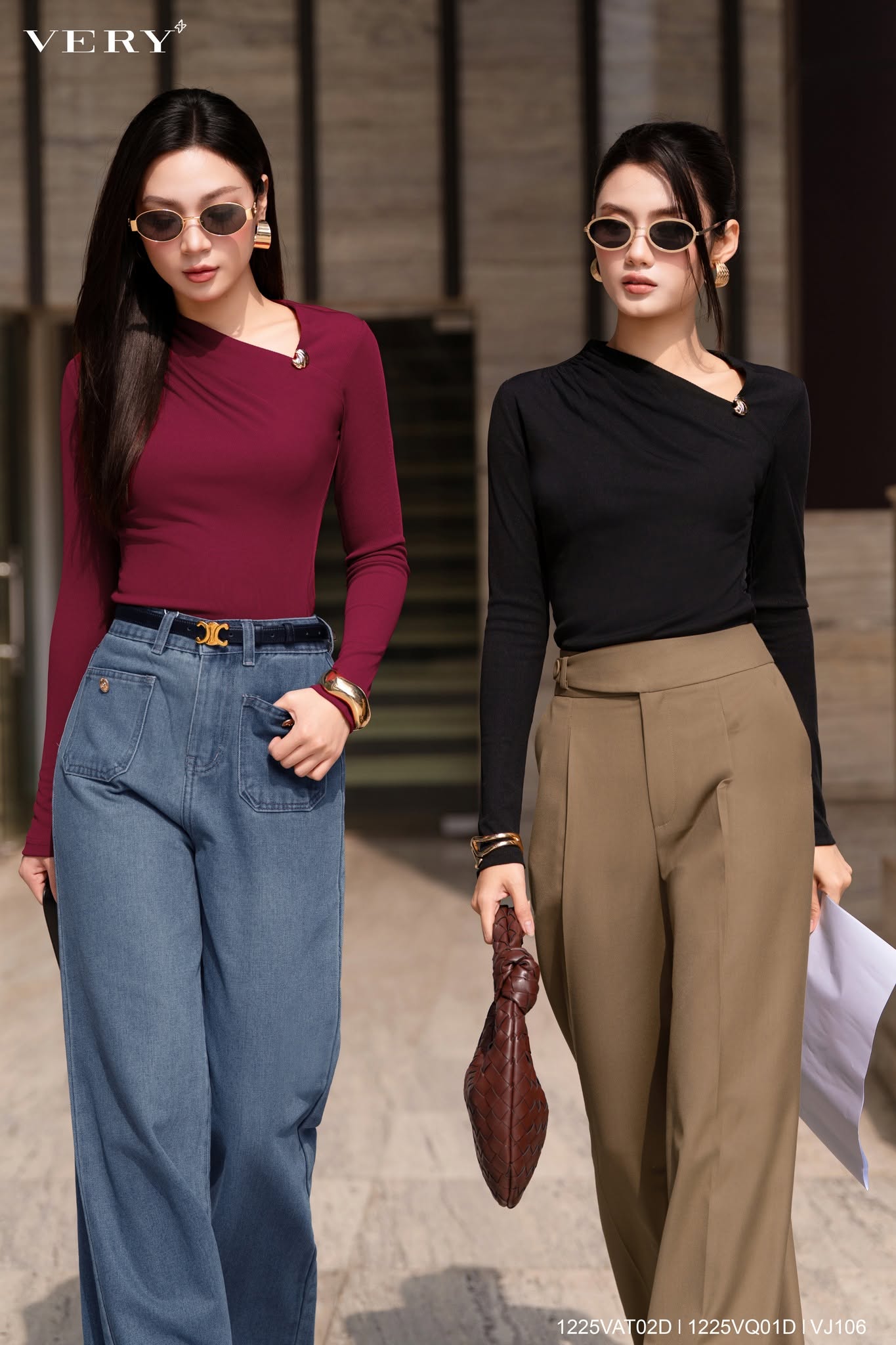 Quần suông cúc trang trí 0126VQJ06S