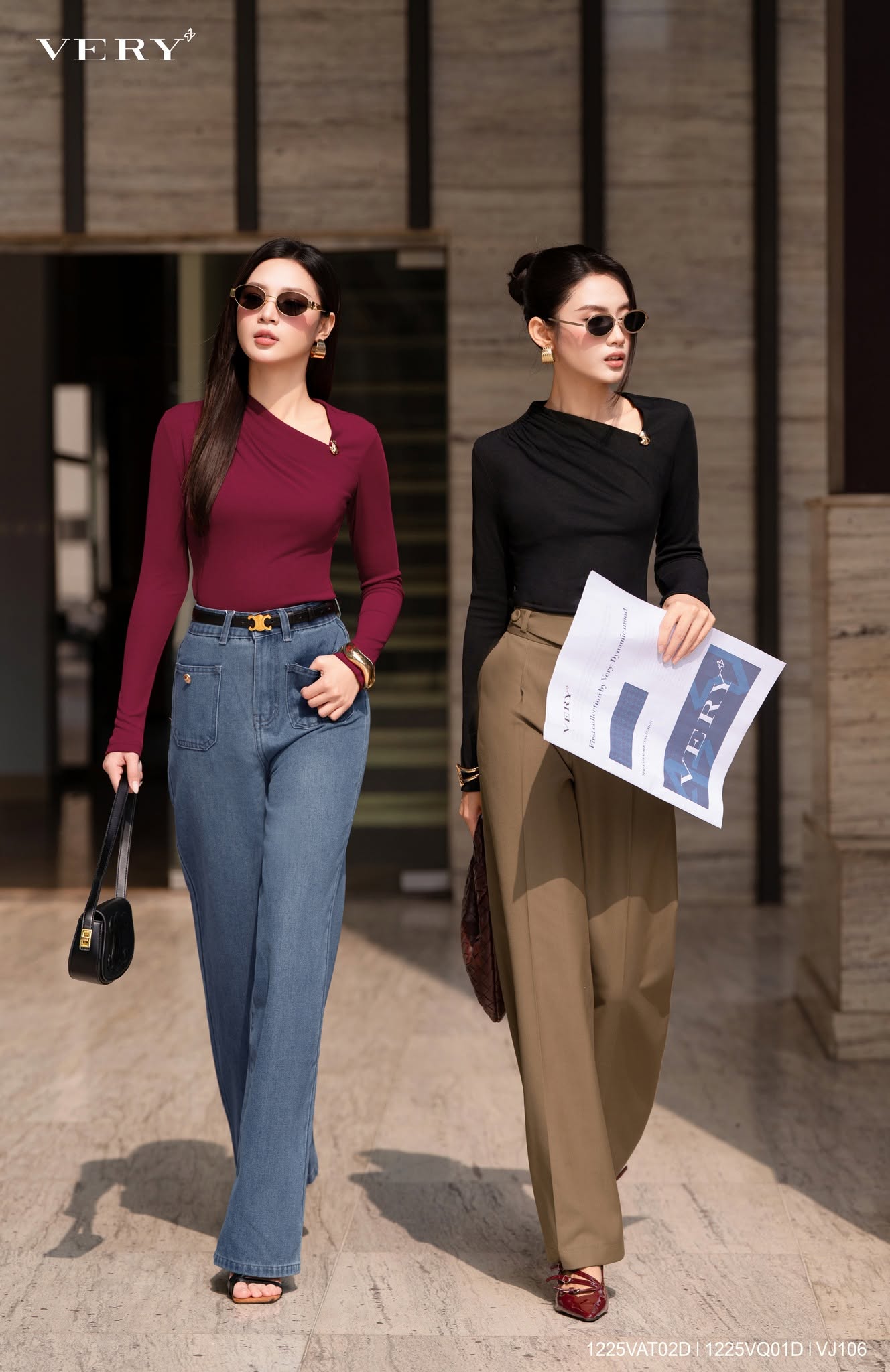 Quần suông cúc trang trí 0126VQJ06S